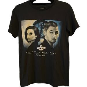 Demi Lovato and Nick Jonas 2016 Future Now Honda Civic Tour Shirt Adult Small
